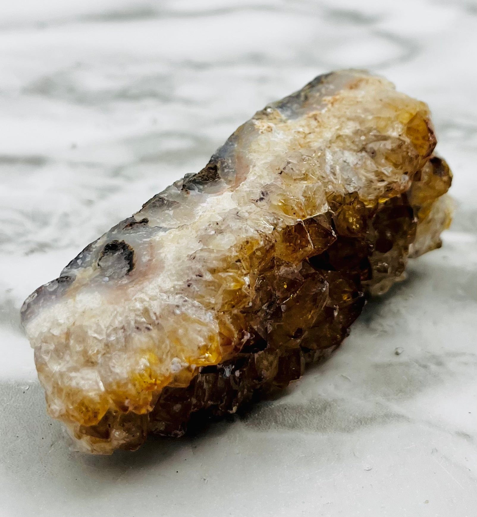 Natural Citrine Crystal Cluster - 49g Healing Stone for Home Decor, Meditation & Energy Balancing | Spiritual Gift & Feng Shui Decor