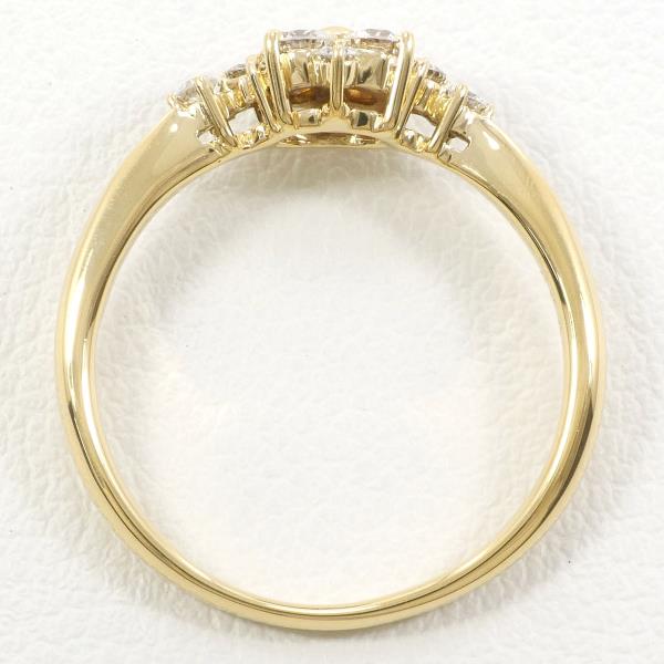 18K Yellow Gold Diamond Ring for Women - Elegant Solitaire Engagement Wedding Band - Perfect for Proposals, Anniversaries & Special Occasions