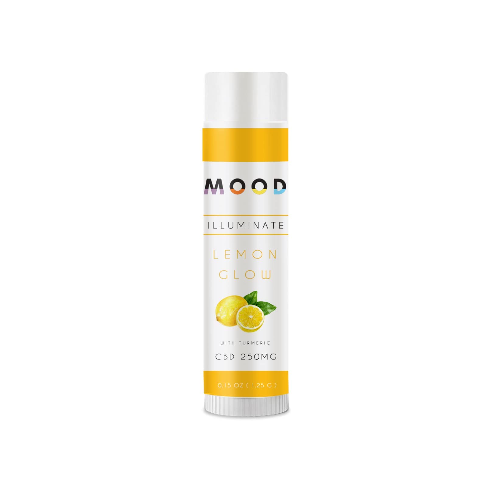 MOOD Brightening Lip Balm SPF 30 with Manuka Honey | 20% Cocoa Butter & Shea Butter | Sun Protection & Healing for Dry, Chapped Lips | Lemon Turmeric Flavor | Perfect for Outdoor Activities, Travel & Daily Hydration