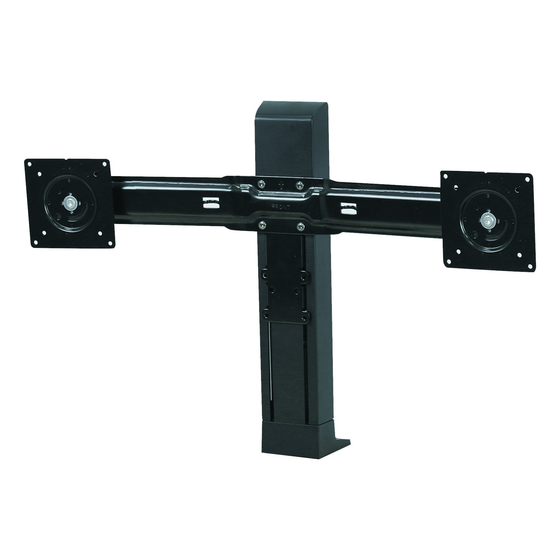 Ergotron WorkFit Dual Monitor Stand (97-904) - Adjustable Height Monitor Arm for Office & Home Workspaces - Perfect for Dual Screen Setup, Computer Workstations & Ergonomic Desks