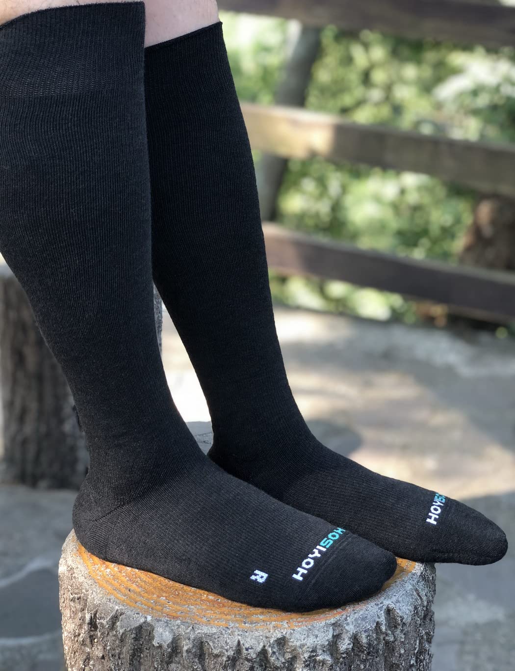 HOYISOX Plus Size Compression Socks 20-30 mmHg for Men & Women - Medical Grade Support for Circulation, Swelling Relief - Perfect for Travel, Nurses, Running & Pregnancy