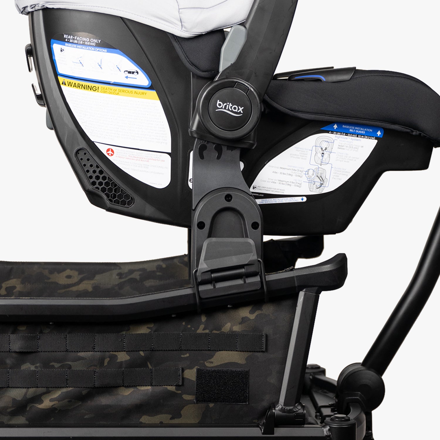 Britax Cruiser XL Car Seat Adapter - Universal Stroller Compatibility for Safe & Convenient Travel with Baby | Perfect for Daily Walks, Shopping Trips & Family Outings