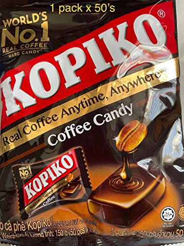 Kopiko Coffeeshot Classic Coffee Candy - 150g Pack | Rich Coffee Flavor Energy Boost | Perfect for Office Snacks, Travel & Study Sessions
