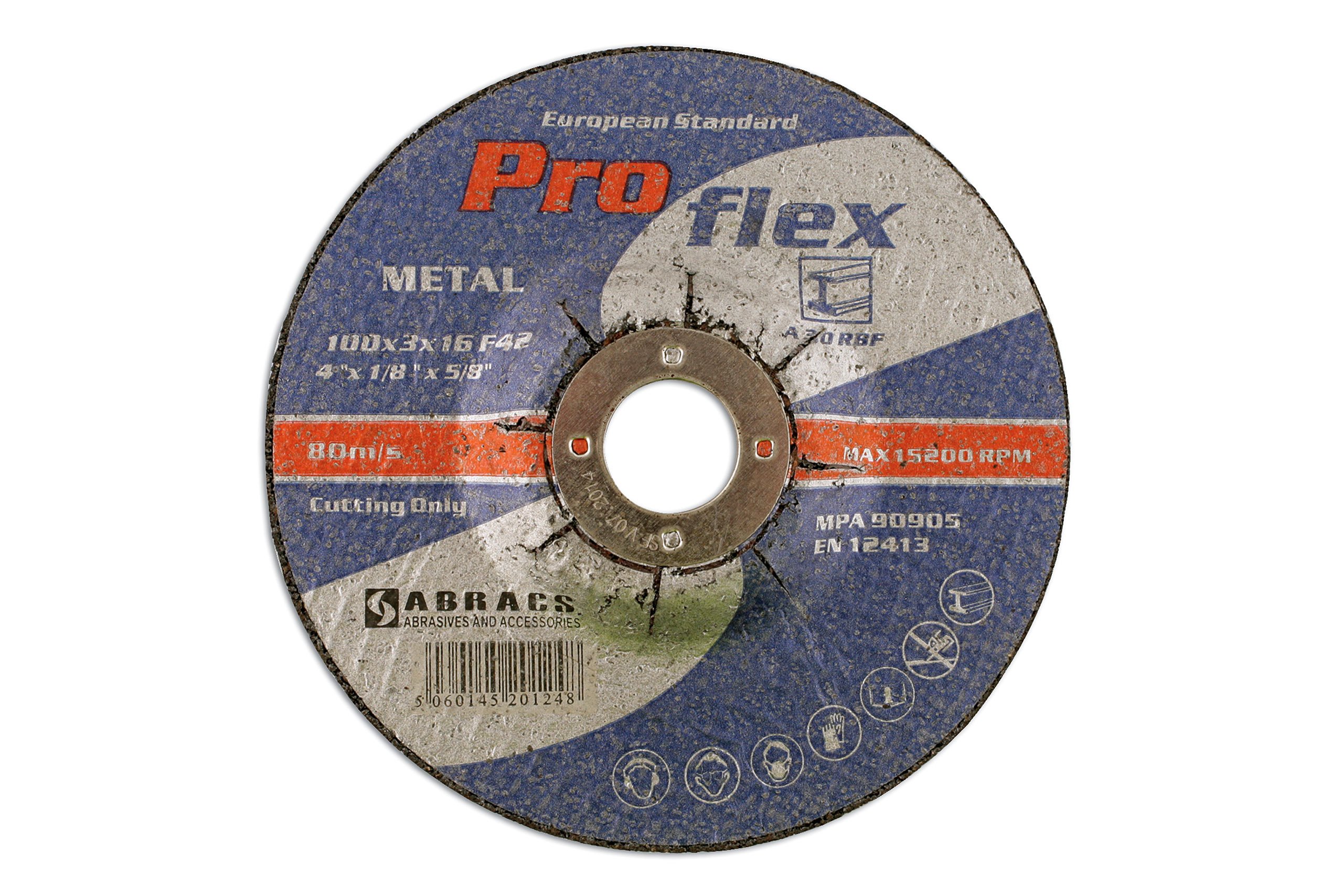 CONNECT 32066 230 x 3.2mm Abrasive Cutting Discs - 25 Pack for Metal, Stainless Steel & Tile Cutting - Perfect for DIY Projects & Professional Use