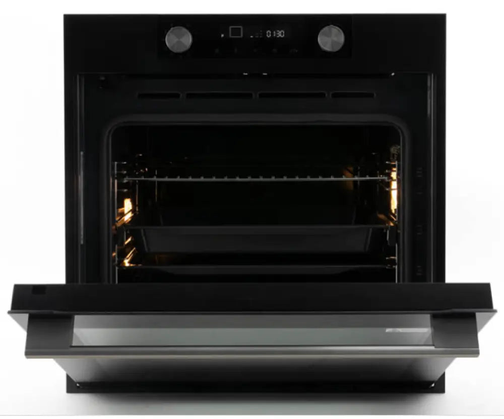 ASKO OP8637A 60cm Built-In Pyrolytic Self-Cleaning Oven - Anthracite Black - Energy Efficient European Design for Modern Kitchens | Perfect for Baking, Roasting & Family Cooking