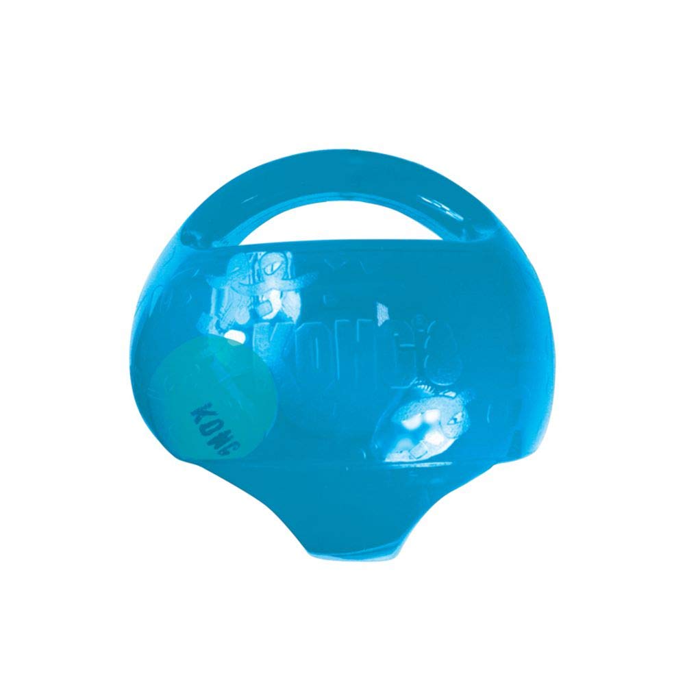 KONG Jumbler Ball - Durable Interactive Dog Toy for Large & XL Dogs - Tennis Ball Fetch Toy for Playtime - Puppy & Dog Supplies for Active Play - Assorted Colors - Perfect for Outdoor Fetch, Training & Mental Stimulation
