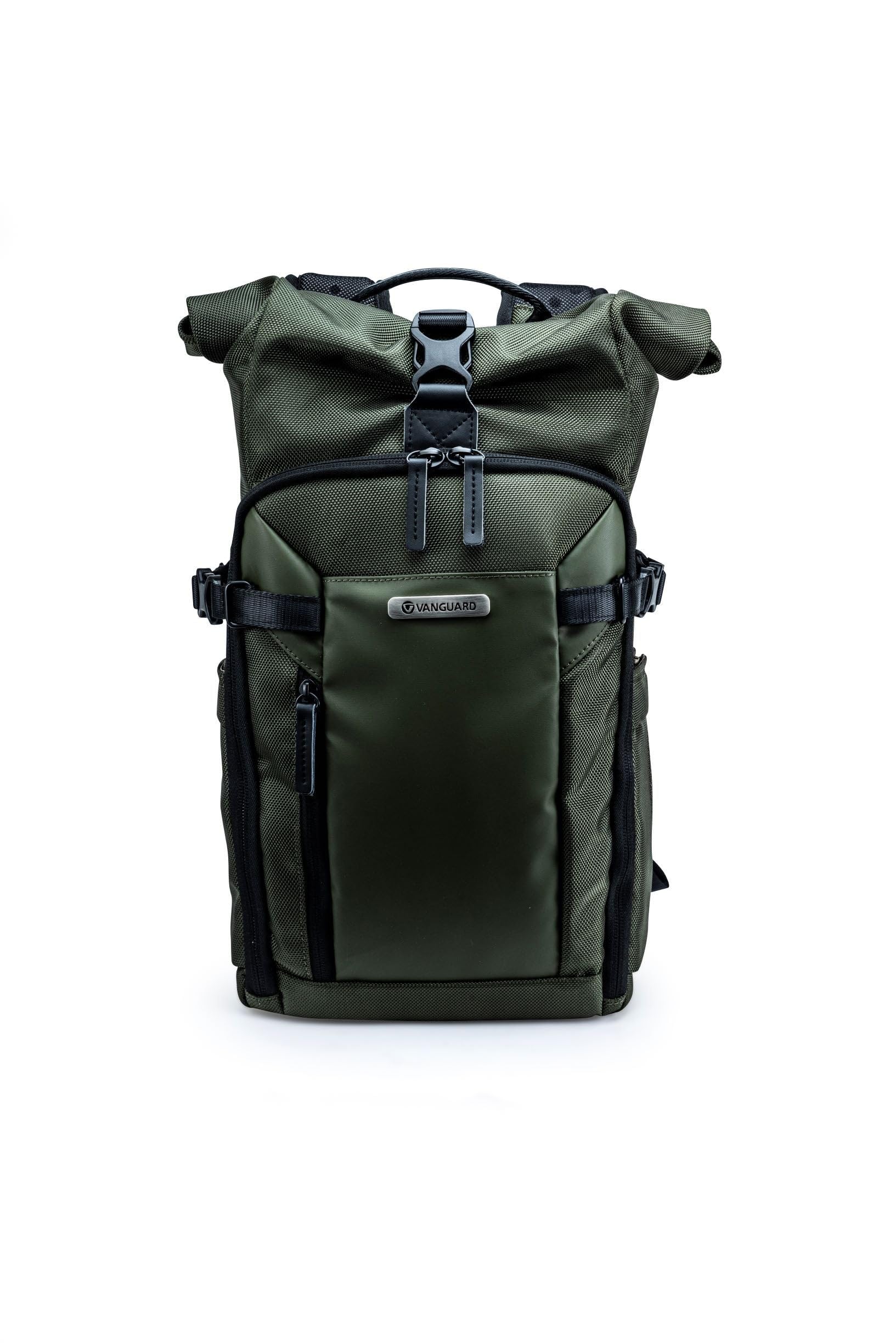 VANGUARD Roll Top 43RB Backpack - Large Green Waterproof Hiking Backpack for Outdoor Adventures, Travel & Camping