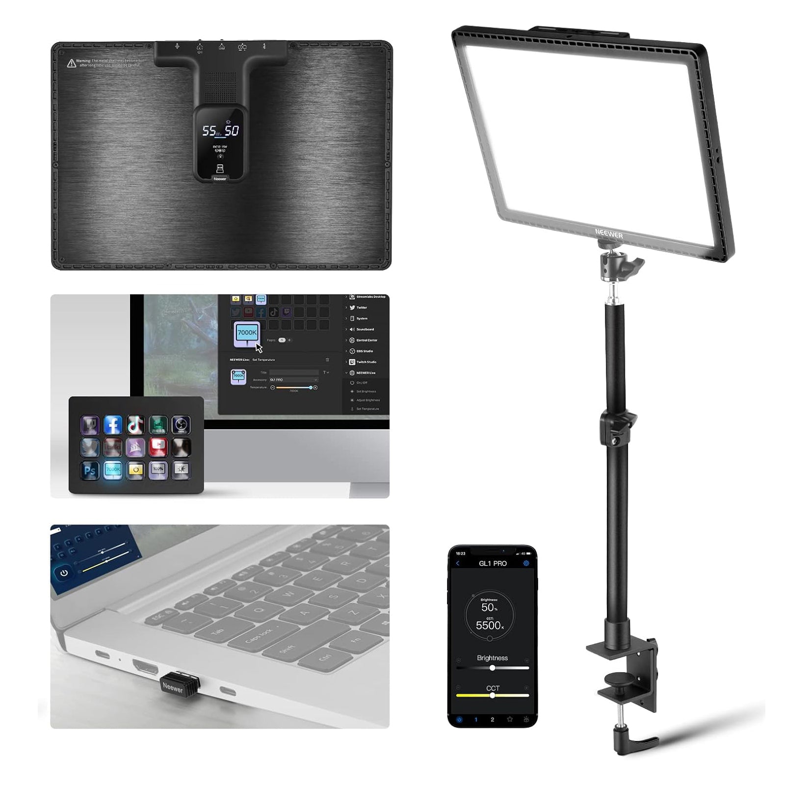 NEEWER GL1 PRO 15.5