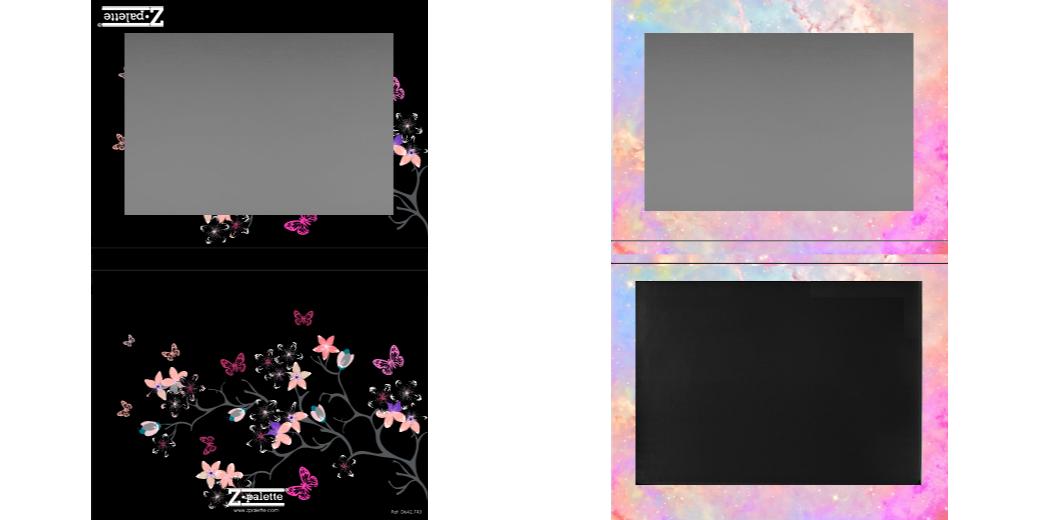 Custom Extra Large Z Palette - Magnetic Makeup Palette for Eyeshadows & Blush - Perfect for Travel & Professional Makeup Artists