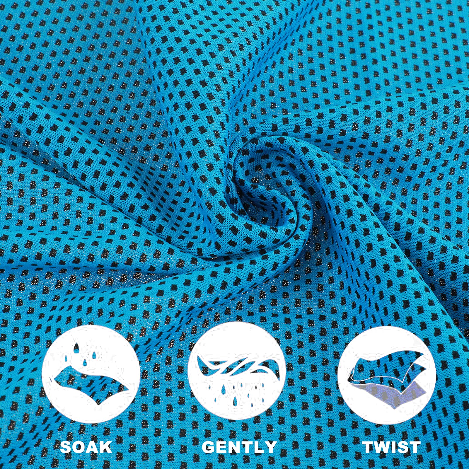 Cooling Towel for Sports & Fitness - Quick Dry Ice Cold Microfiber Towel with Sweat Absorption | Perfect for Running, Swimming, Yoga, Gym Workouts & Outdoor Activities | Stay Cool During Exercise & Hot Weather