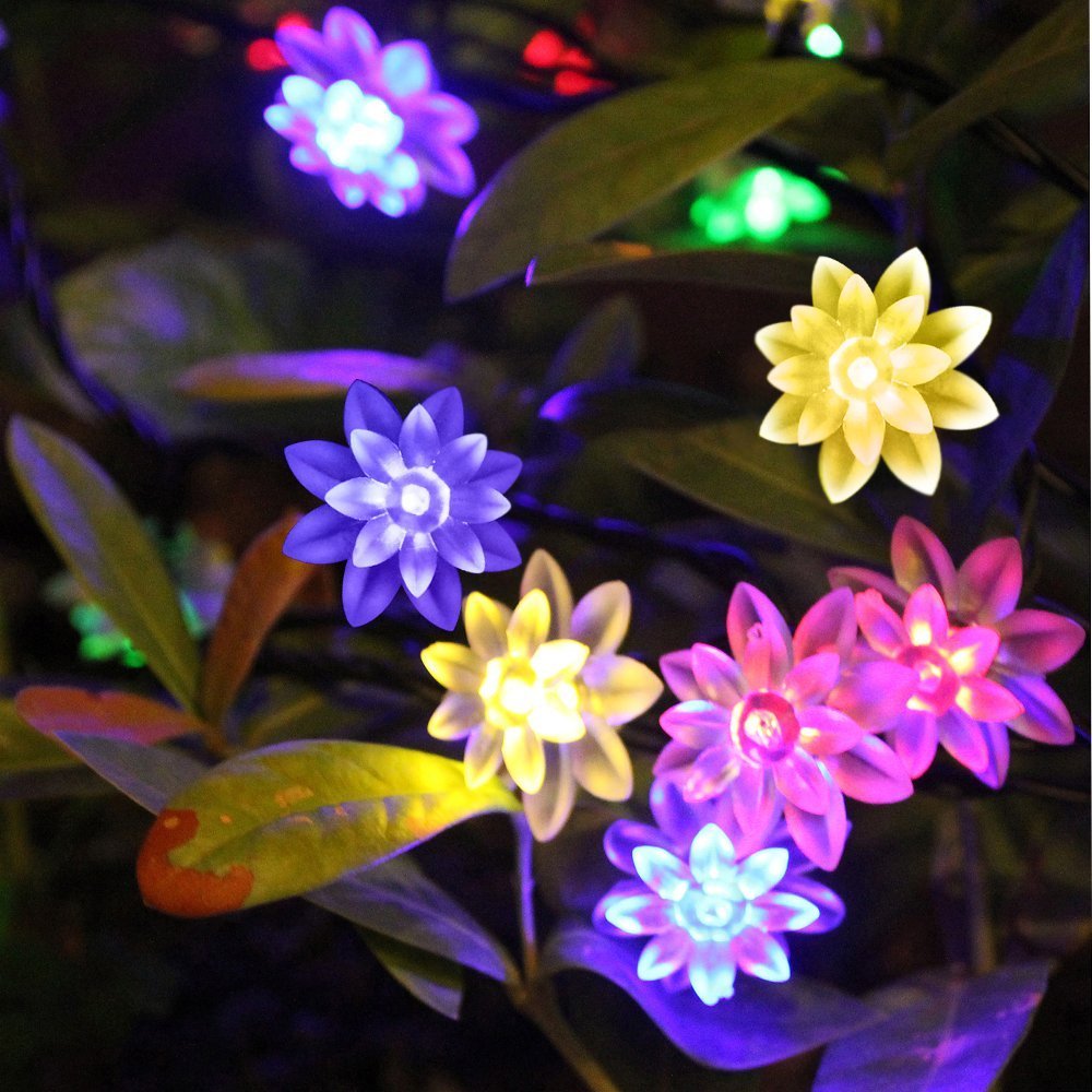 Joinwin 80 LED Christmas String Lights - Battery Operated Fairy Lights with RGB Color Changing Bulbs for Indoor/Outdoor Holiday Decorations (Perfect for Xmas Tree, Party, Wedding & Home Decoration)