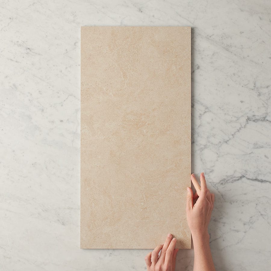 Sydney Matte Sand Stone Look Tile - Premium Porcelain Floor & Wall Tiles for Kitchen, Bathroom, Living Room Decoration