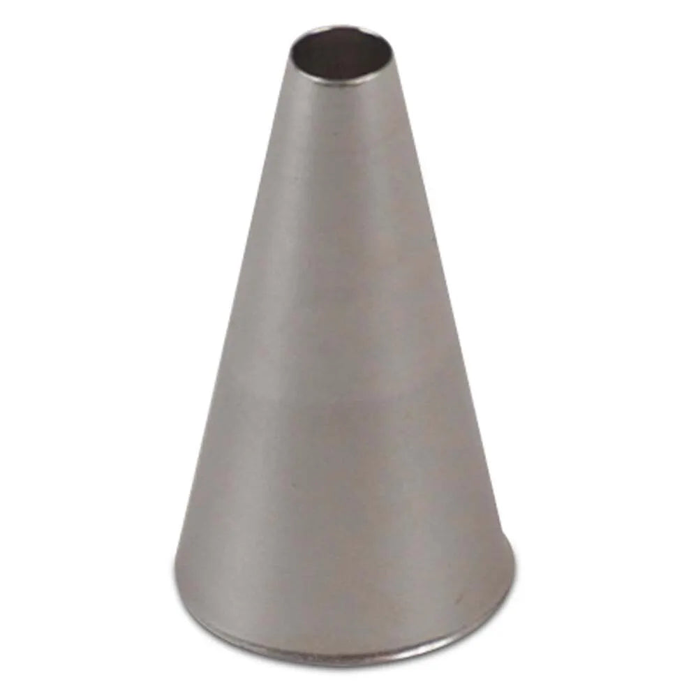 Stainless Steel Plain Pastry Decorating Tip for Cake Piping, Cupcake Frosting & Cookie Decorating - Professional Baking Tools for Home Bakers