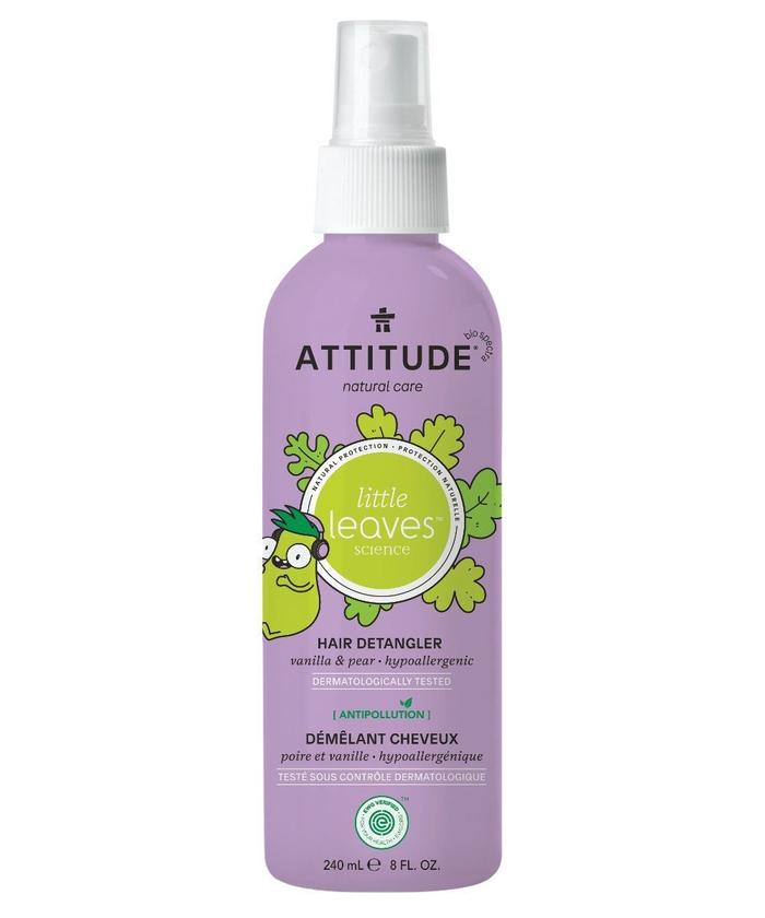 Attitude Kids Detangler Spray - Natural & Gentle Hair Detangling Solution for Children | Safe for Daily Use, Perfect for Home & Travel