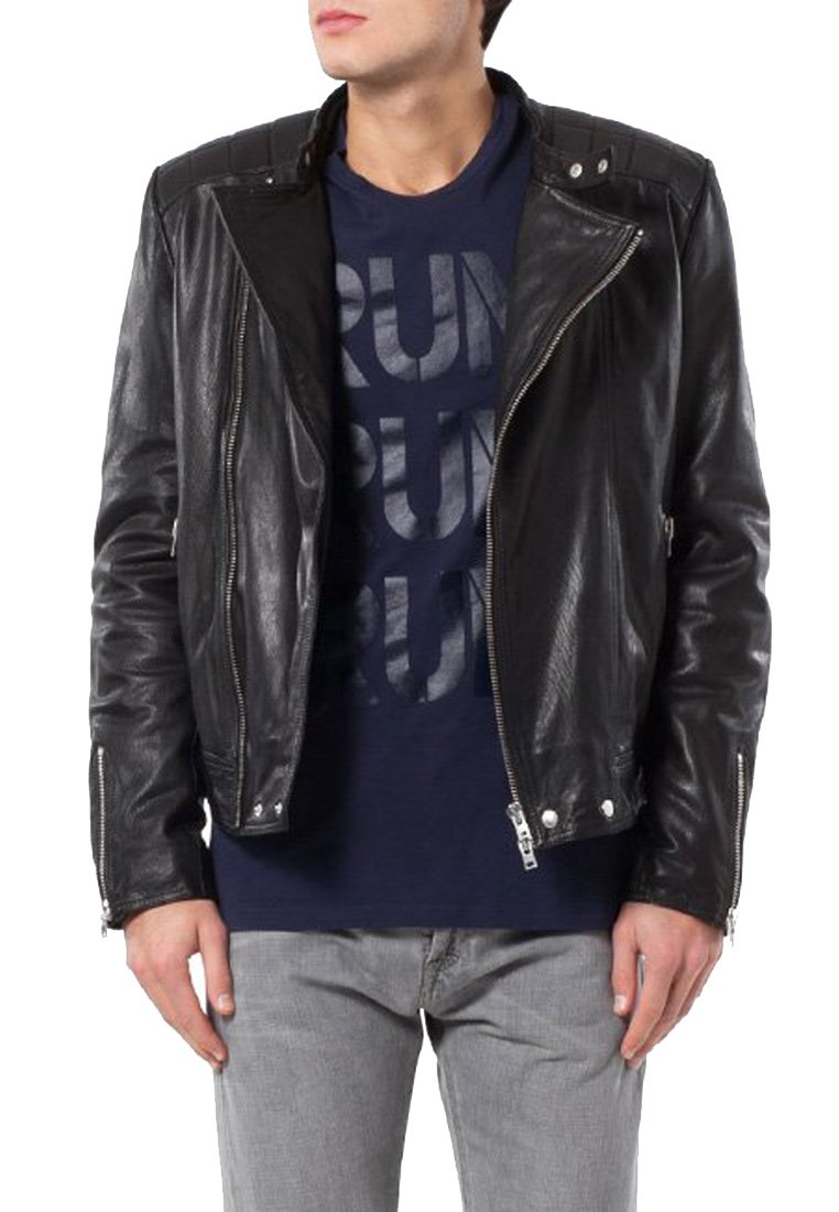 New Genuine Lambskin Leather Slim Fit Biker Motorcycle Jacket for Men X304 - Premium Men's Riding Jacket for Motorcycle Enthusiasts & Urban Fashion