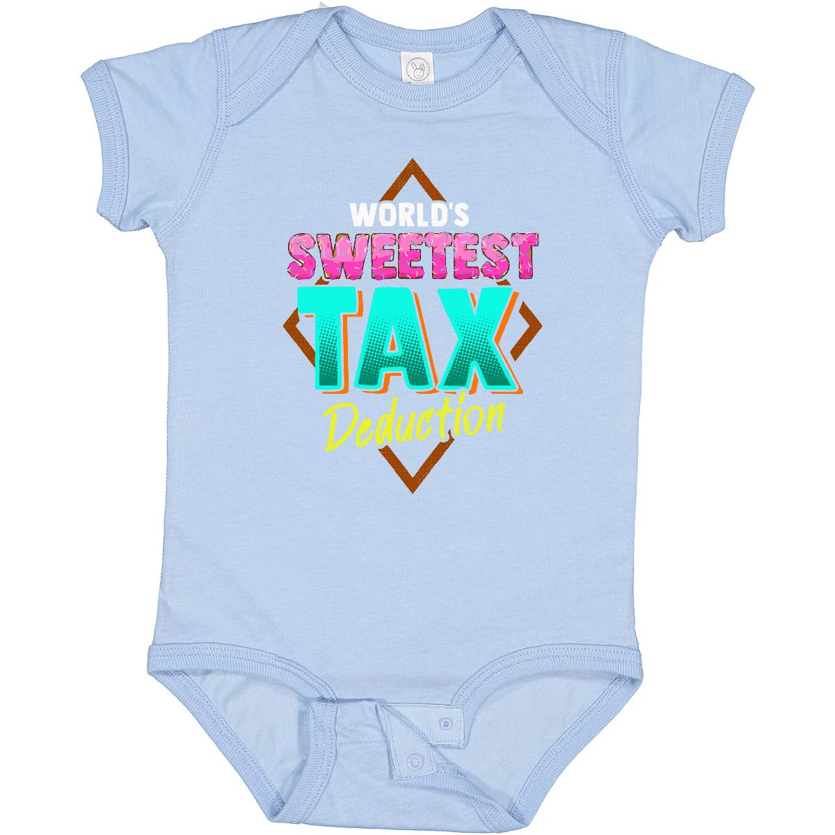 Inktastic Funny Tax Deduction Baby Bodysuit - Cute Infant Onesie for Tax Season Humor & Family Photos - Perfect for Newborns, Holidays, and Playtime