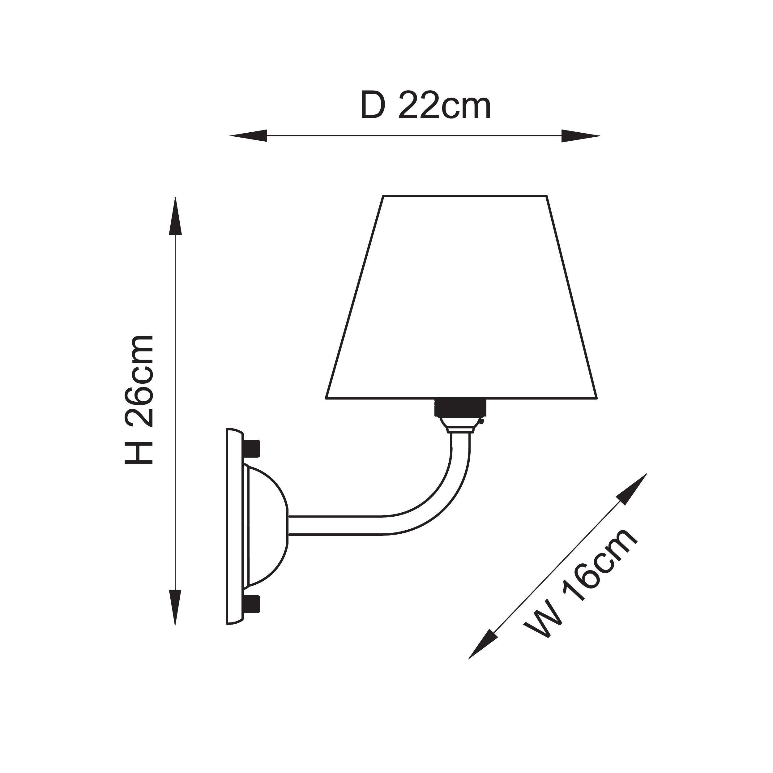 Dome Arc Brass Wall Light with 16cm Pearl Grey Ripple Shade - Elegant Vintage Lighting for Living Room, Bedroom & Hallway
