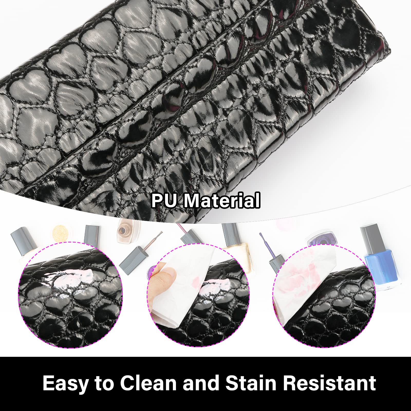 PU Leather Nail Hand Rest Cushion - Professional Manicure Pillow for Nail Art & Salon Use