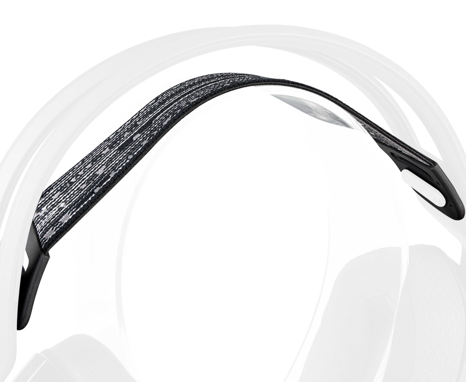 SOULWIT Replacement Headband for Logitech G733 G535 G335 Gaming Headset - Black Flexible Fabric Head Strap Cushion Pad Repair Part | Perfect for Long Gaming Sessions & Headphone Comfort Enhancement