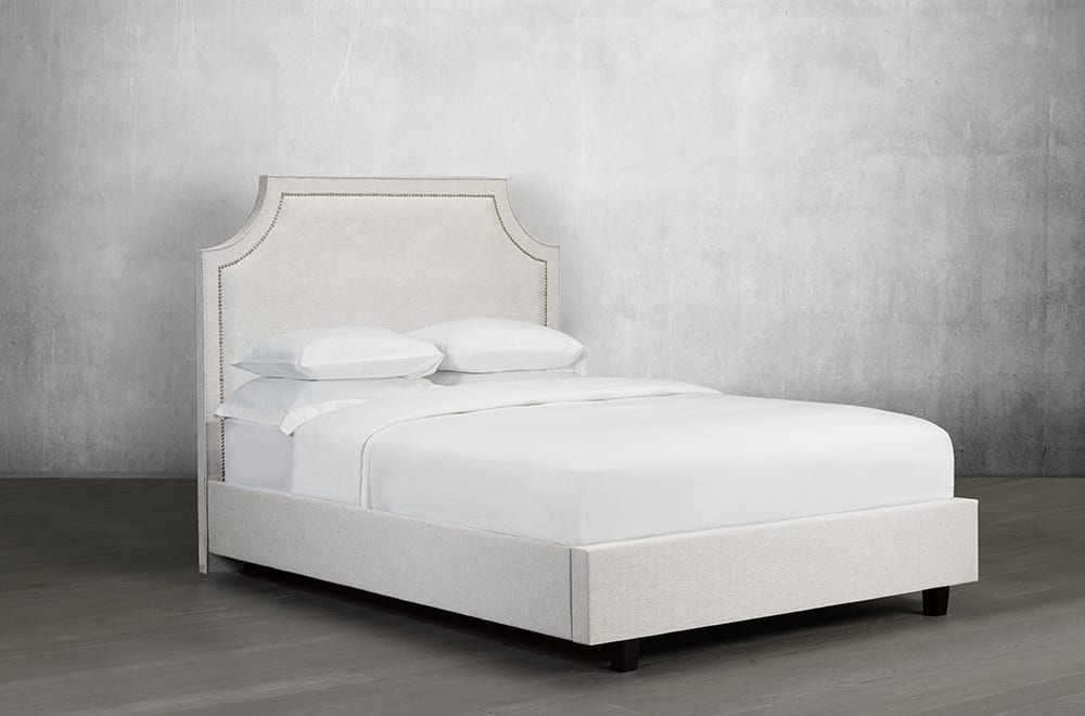 Canadian Made Piper Platform Bed Frame - Solid Wood Queen Size Bed with Storage - Modern Minimalist Design for Bedroom, Guest Room & Small Spaces