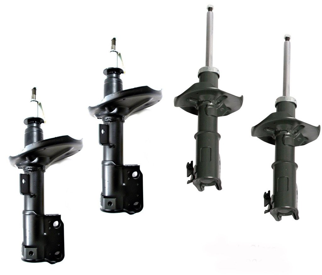 DTA 40344 Complete Shock Absorber and Strut Assembly Kit - Full Set of 4 for Front & Rear Suspension | Perfect for Smooth Ride & Vehicle Maintenance | Compatible with Multiple Car Models