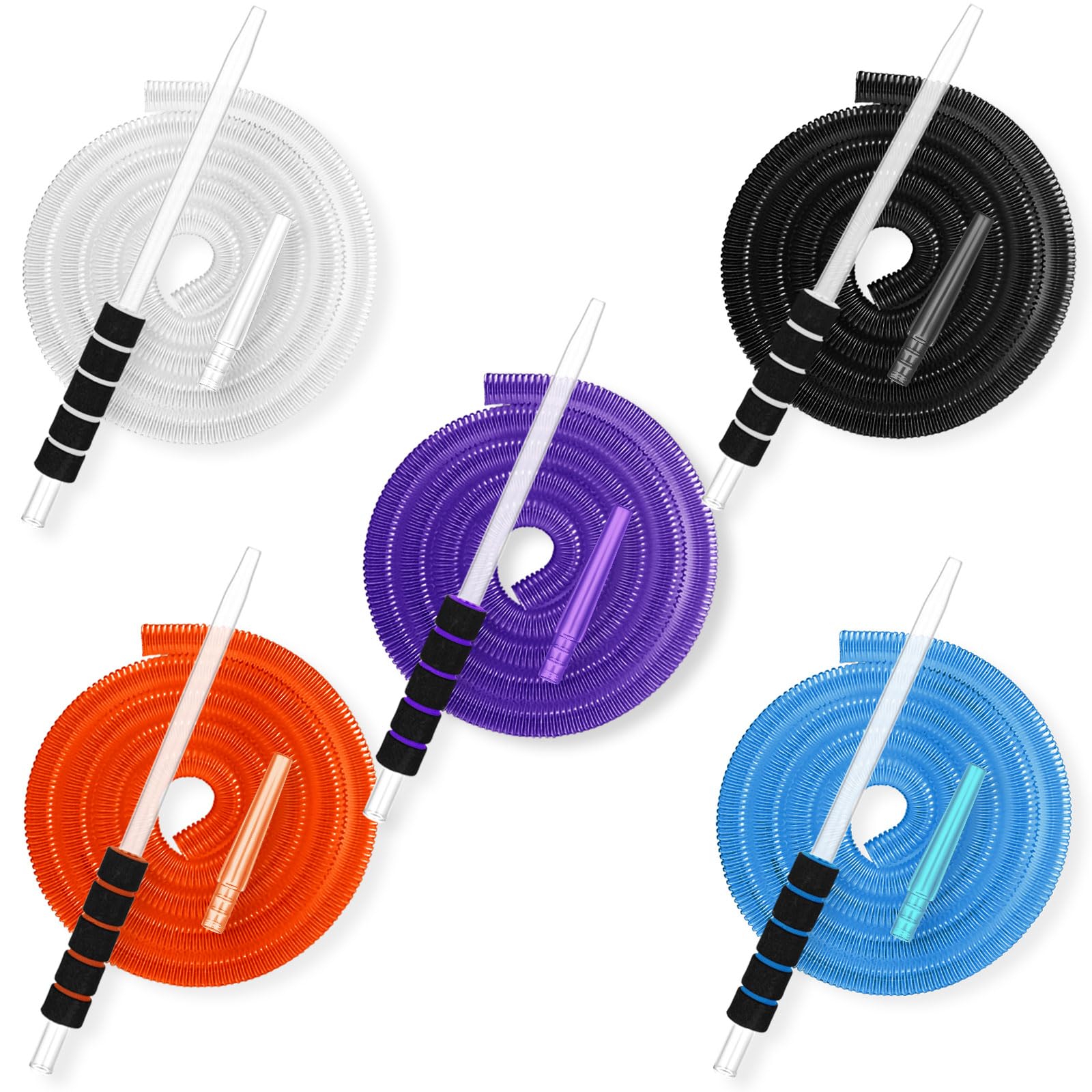5Pcs Disposable Hookah Hose 72