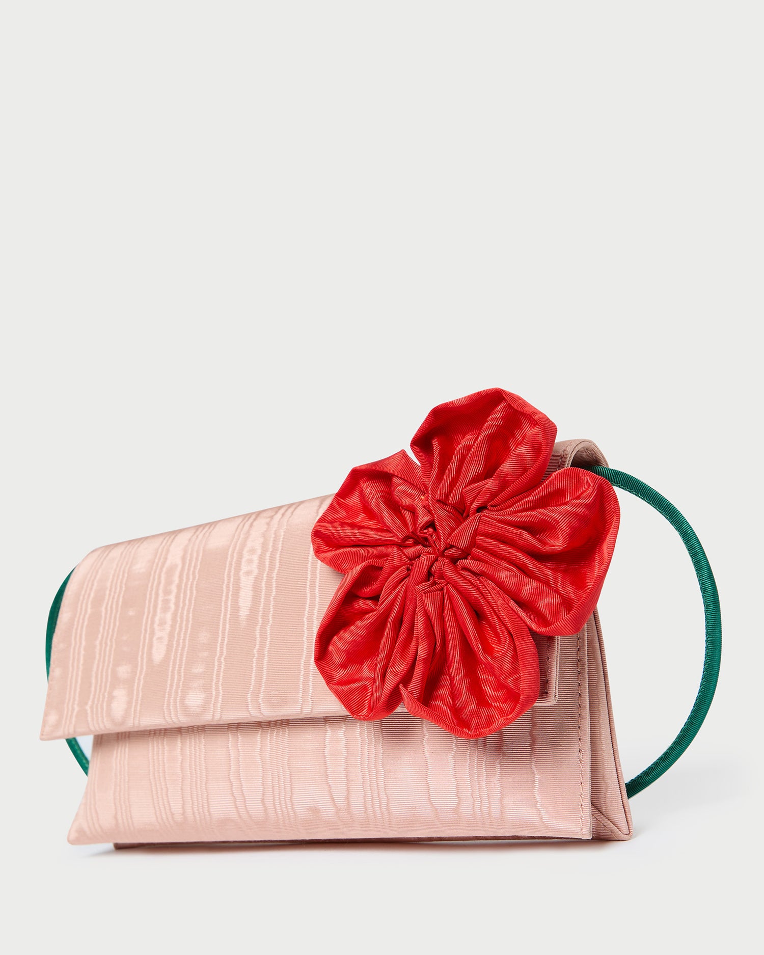 Charlee Blush Flower Shoulder Bag for Women - Elegant Crossbody Purse with Floral Design, Perfect for Date Night, Wedding & Special Occasions