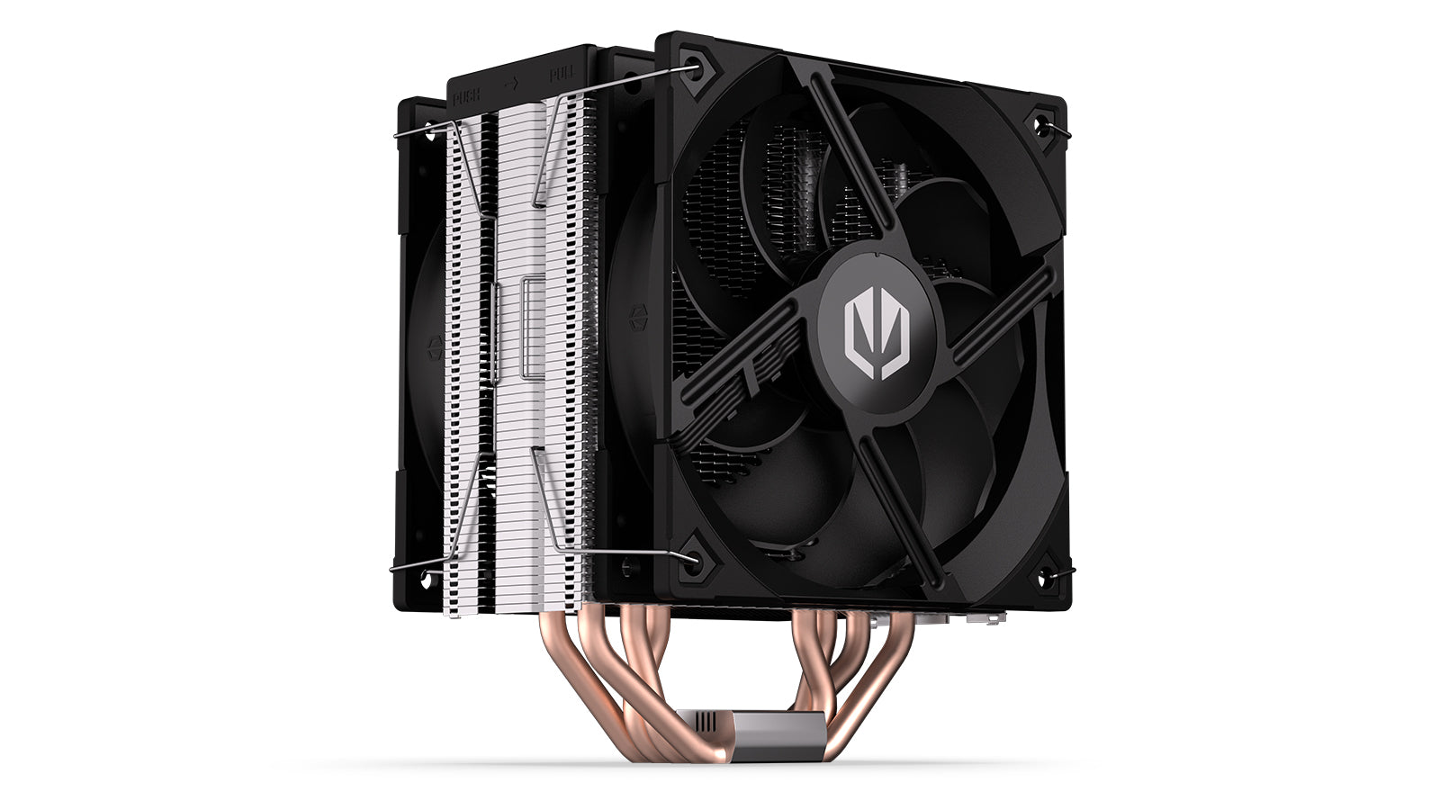 Endorfy Fera 5 Dual Fan CPU Air Cooler - High Performance PC Cooling System with 120mm PWM Fans for Intel/AMD Processors - Perfect for Gaming Rigs and Workstation PCs (EY3A006)