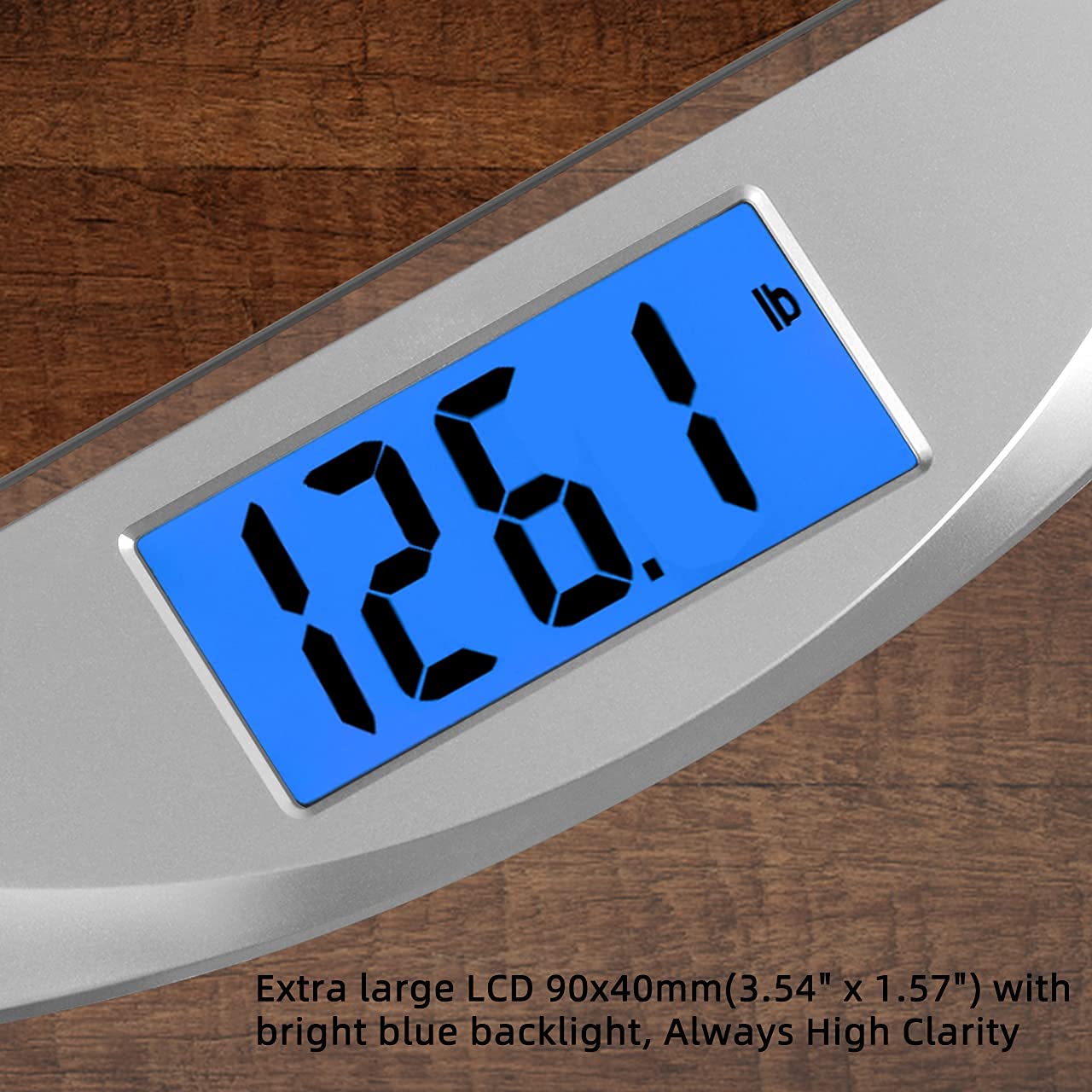 Vitafit Digital Bathroom Scale & 33lb Kitchen Scale - Accurate Body Weight & Food Measurement for Home, Gym, and Cooking - Perfect for Health Tracking & Meal Prep