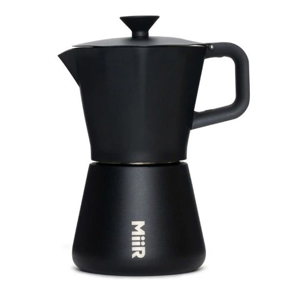 MiiR New Standard Moka Pot - 3 Cup Italian Coffee Maker, Stovetop Espresso Machine for Home & Camping | Durable Stainless Steel, Perfect for Espresso, Latte & Americano | Ideal for Kitchen, Outdoor Adventures & Gifts