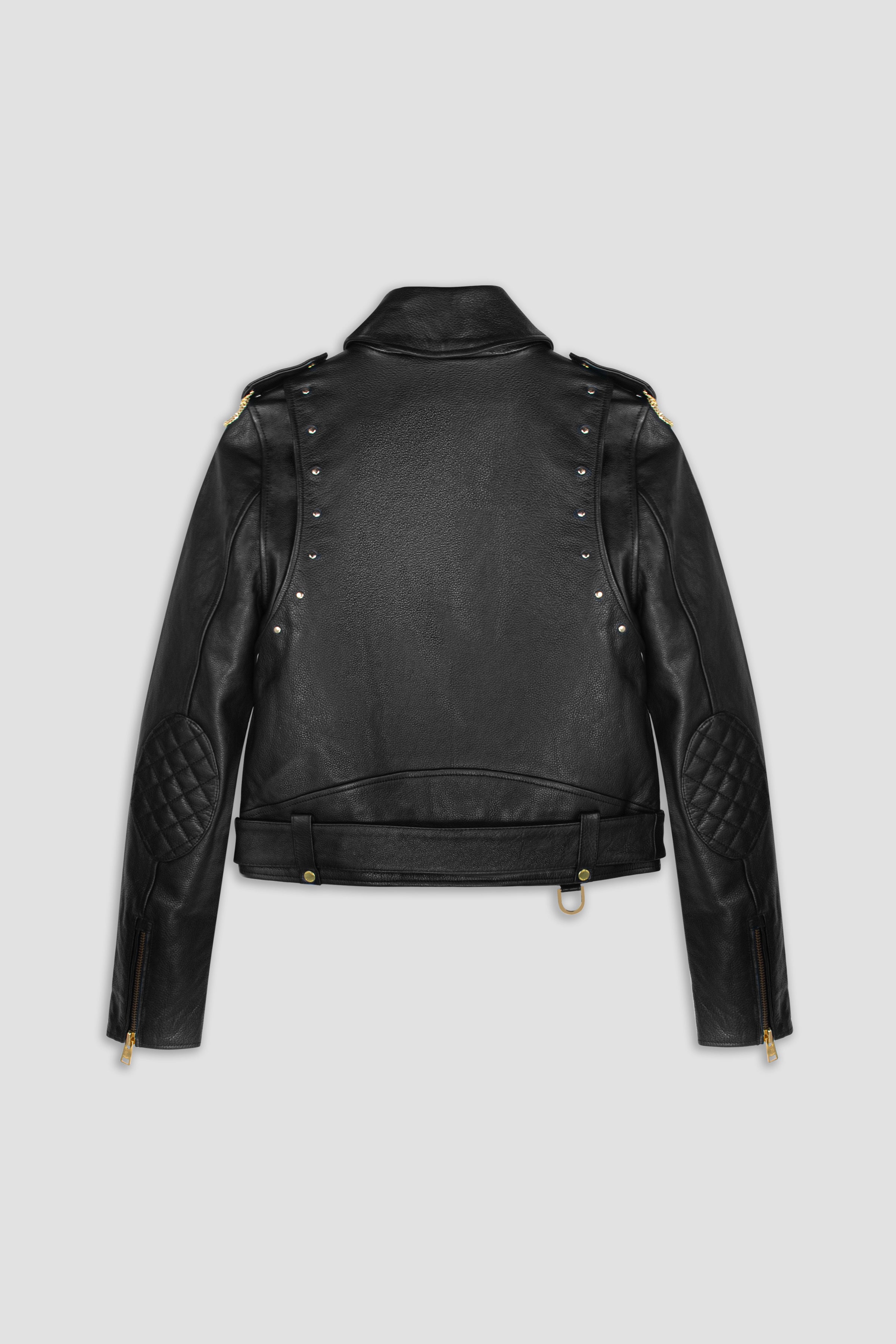 Women's Biker Jacket - Stylish Leather Motorcycle Jacket for Women | Fashionable Outerwear for Riding, Casual Wear & Night Out