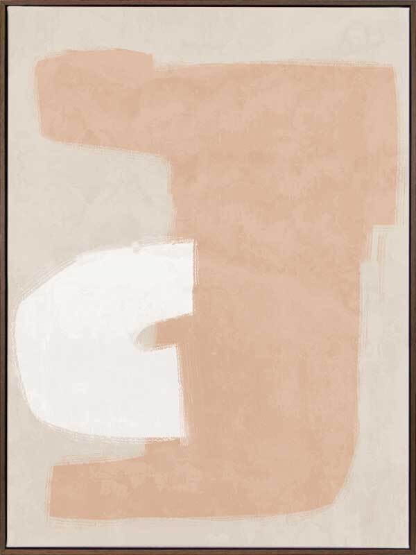Composed Neutral Canvas Art Print - Modern Abstract Wall Decor for Living Room, Bedroom & Office - Perfect for Home & Office Decor