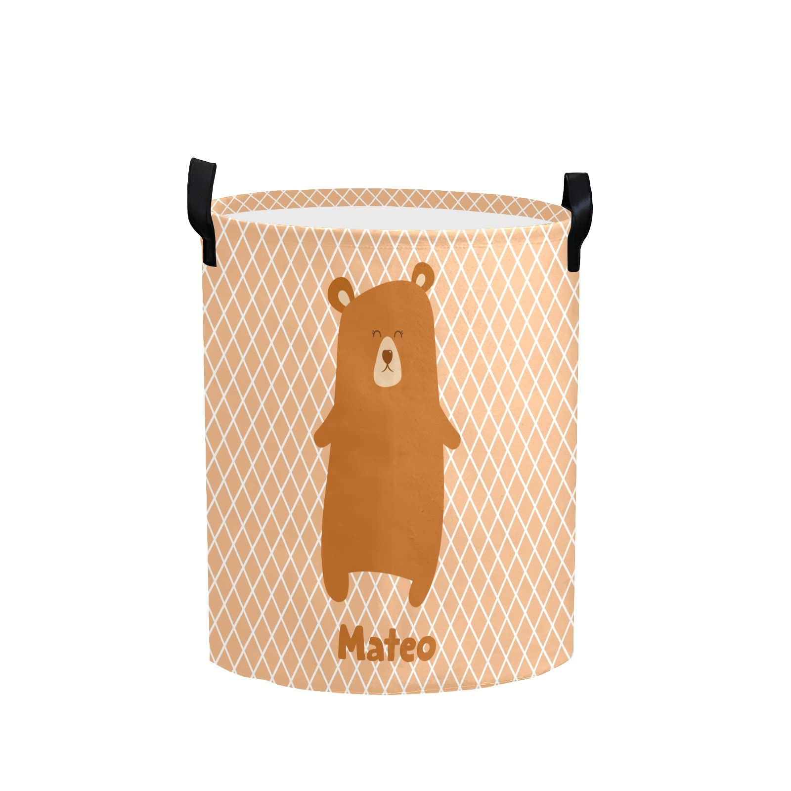 Collapsible Bear Laundry Basket for Kids Room & Nursery Decor