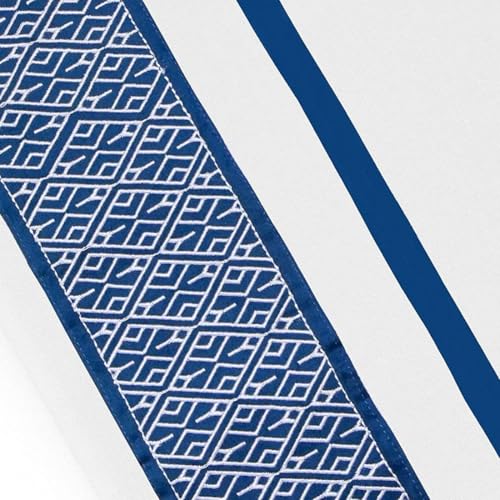 14: White & Navy Blue