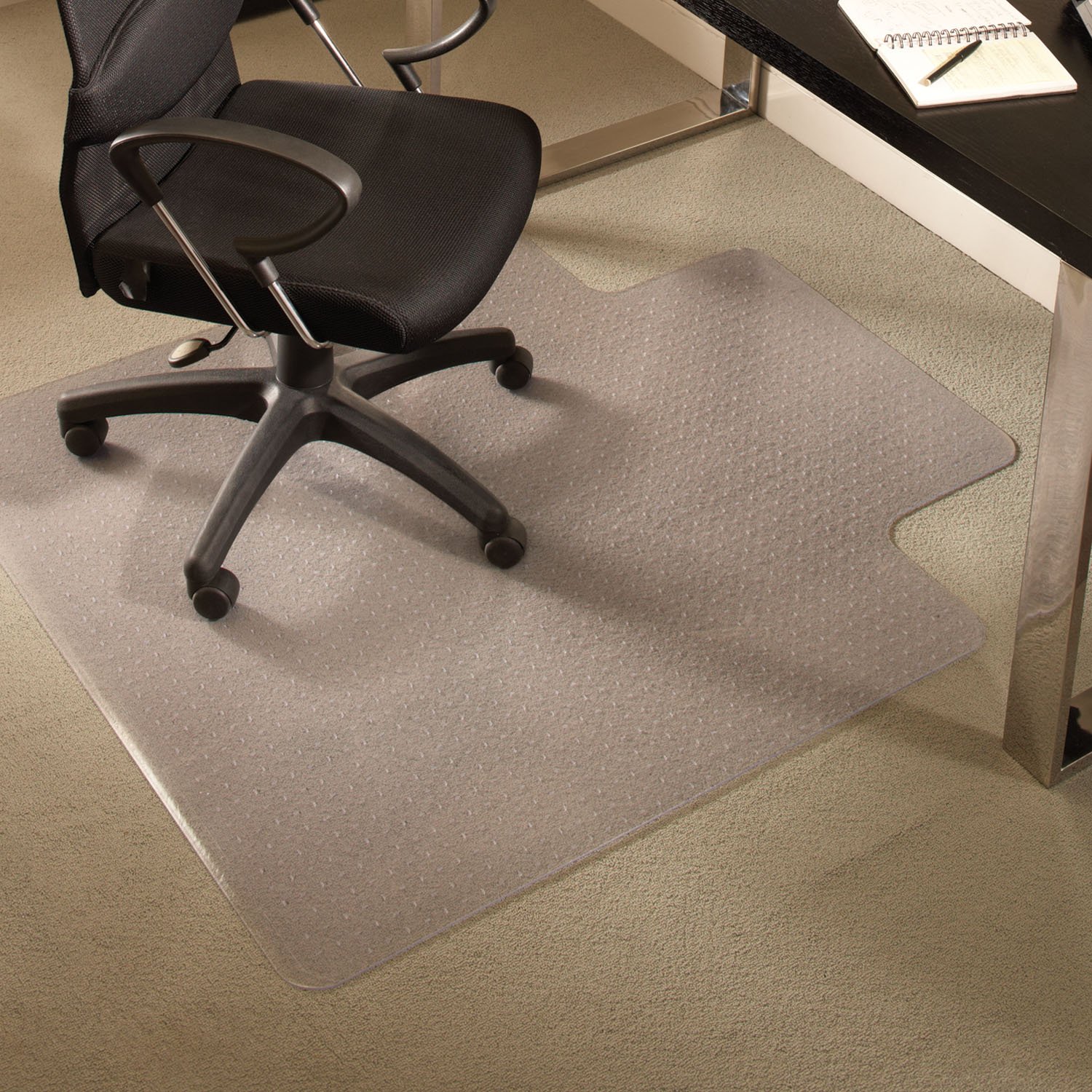 Clear Vinyl Chair Mat for Medium Pile Carpet - 46