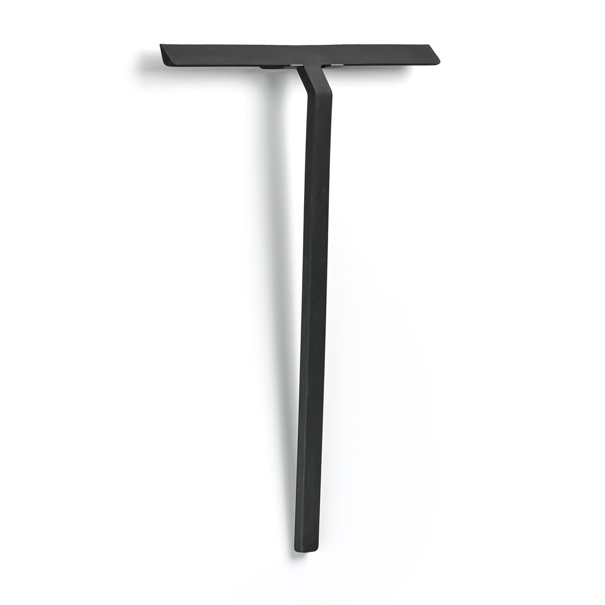 ZONE DENMARK Large Black Rim Shower Wiper with Holder - Water Scraper for Glass Shower Doors, Windows & Mirrors - Bathroom Cleaning Tool for Streak-Free Surfaces