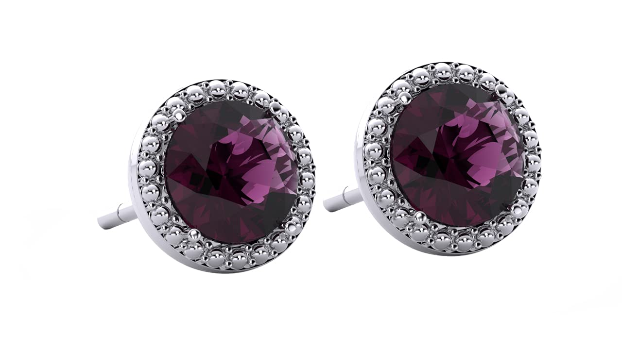 AAA+ Quality Crystal Stud Earrings for Women - Sterling Silver Hypoallergenic Jewelry | Perfect for Everyday Wear, Office & Special Occasions