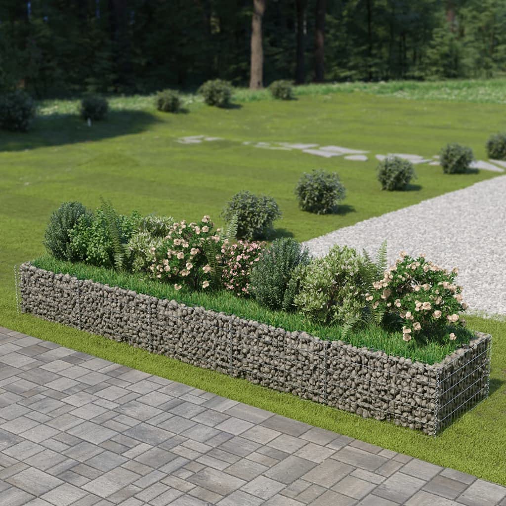 Galvanized Steel Gabion Raised Garden Bed 177.2