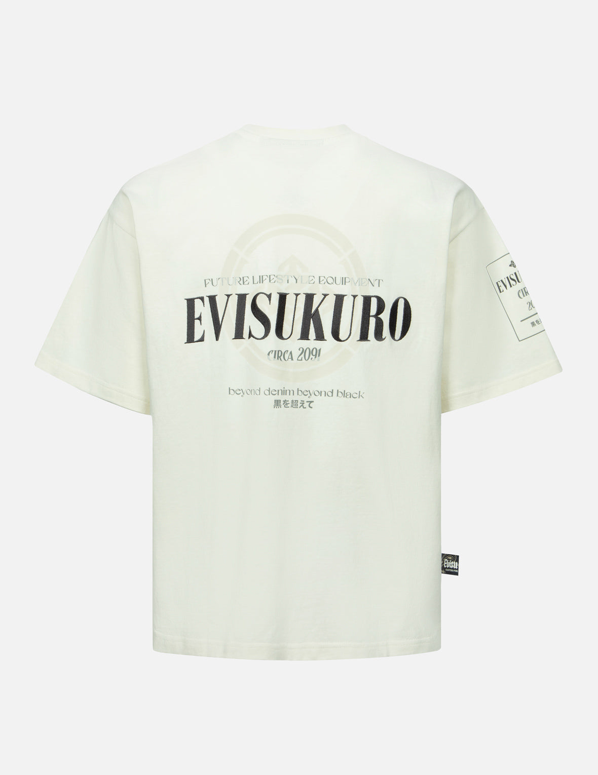 Custom Logo Embroidery & Kamon Print Loose Fit T-Shirt for Men - Breathable Cotton Casual Tee for Streetwear, Work & Everyday Comfort