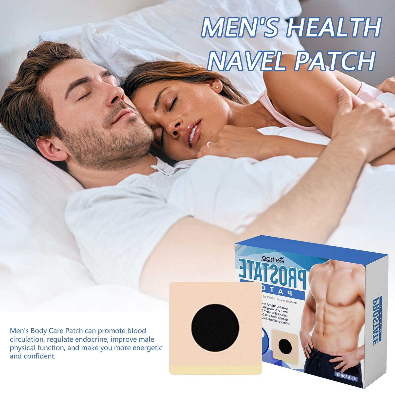 Aizuoni Men's Navel Patch Button - Enhance Intimacy & Pleasure for Men | Last Longer & Boost Prostate Health | Perfect for Couples & Romantic Nights