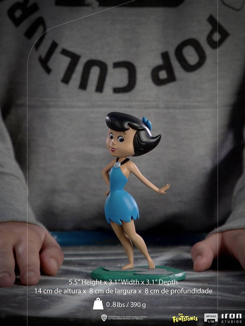 Iron Studios The Flintstones Betty Rubble BDS Art Scale Statue 1/10 - Premium Collectible Figure for Display & Home Decor