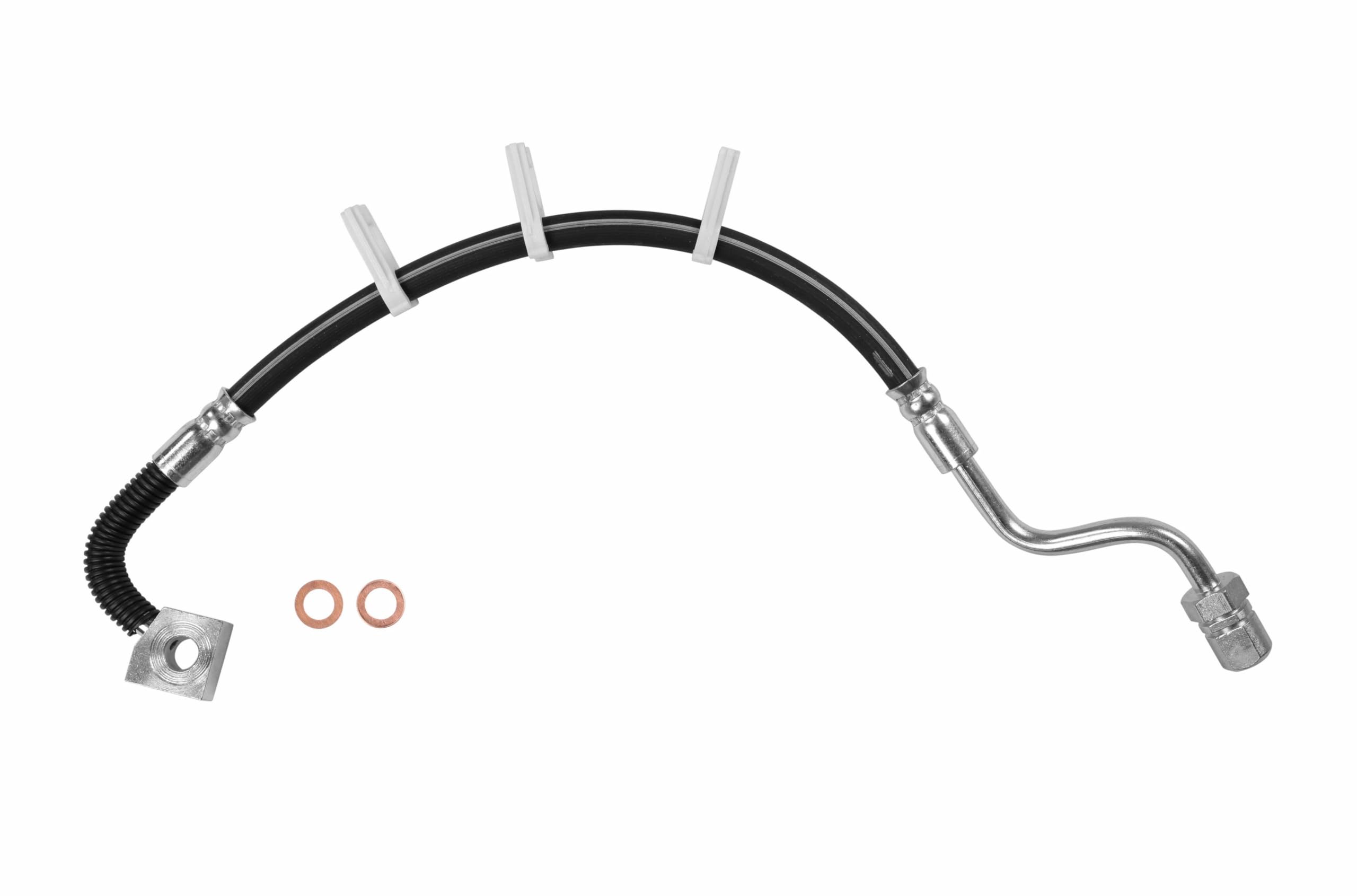 Sunsong 2204685 Brake Hydraulic Hose - High Performance Replacement Hose for Cars, Trucks & SUVs - Durable DOT Approved Brake Line for Safe Stopping Power - Ideal for Off-Roading, Towing & Daily Commuting