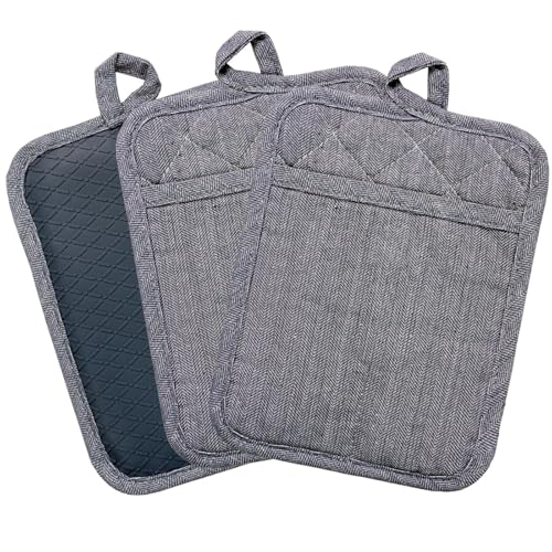 Pot Holders Gray