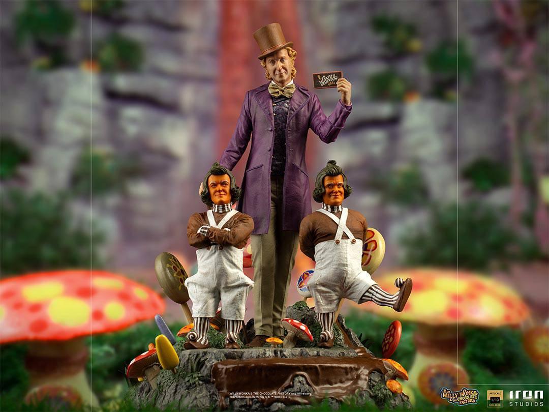 Iron Studios Willy Wonka and the Chocolate Factory Deluxe BDS Art Scale 1/10 Statue - Perfect for Movie Collectors & Home Decor Display
