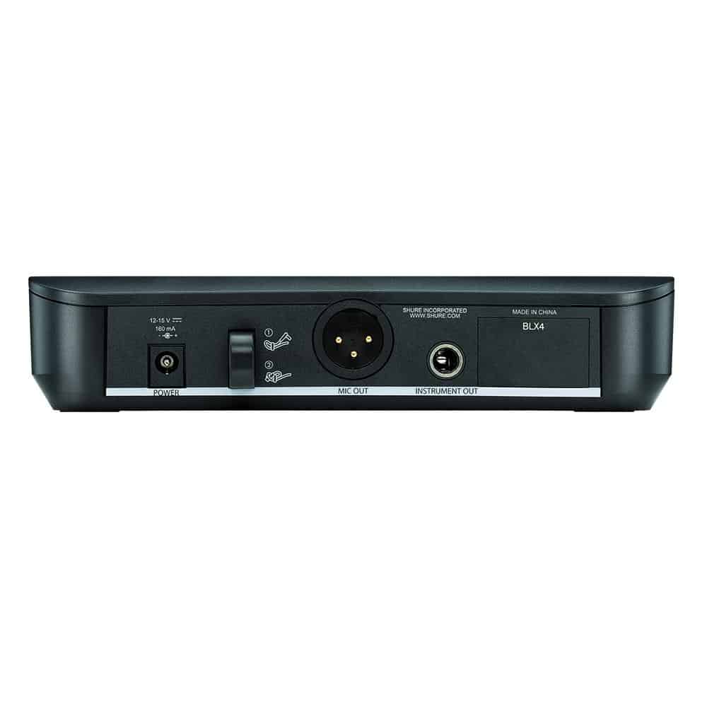 Shure BLX14 Wireless Microphone System Base - No Headset Included | Professional Audio Equipment for Live Performances, Public Speaking & Studio Recording
