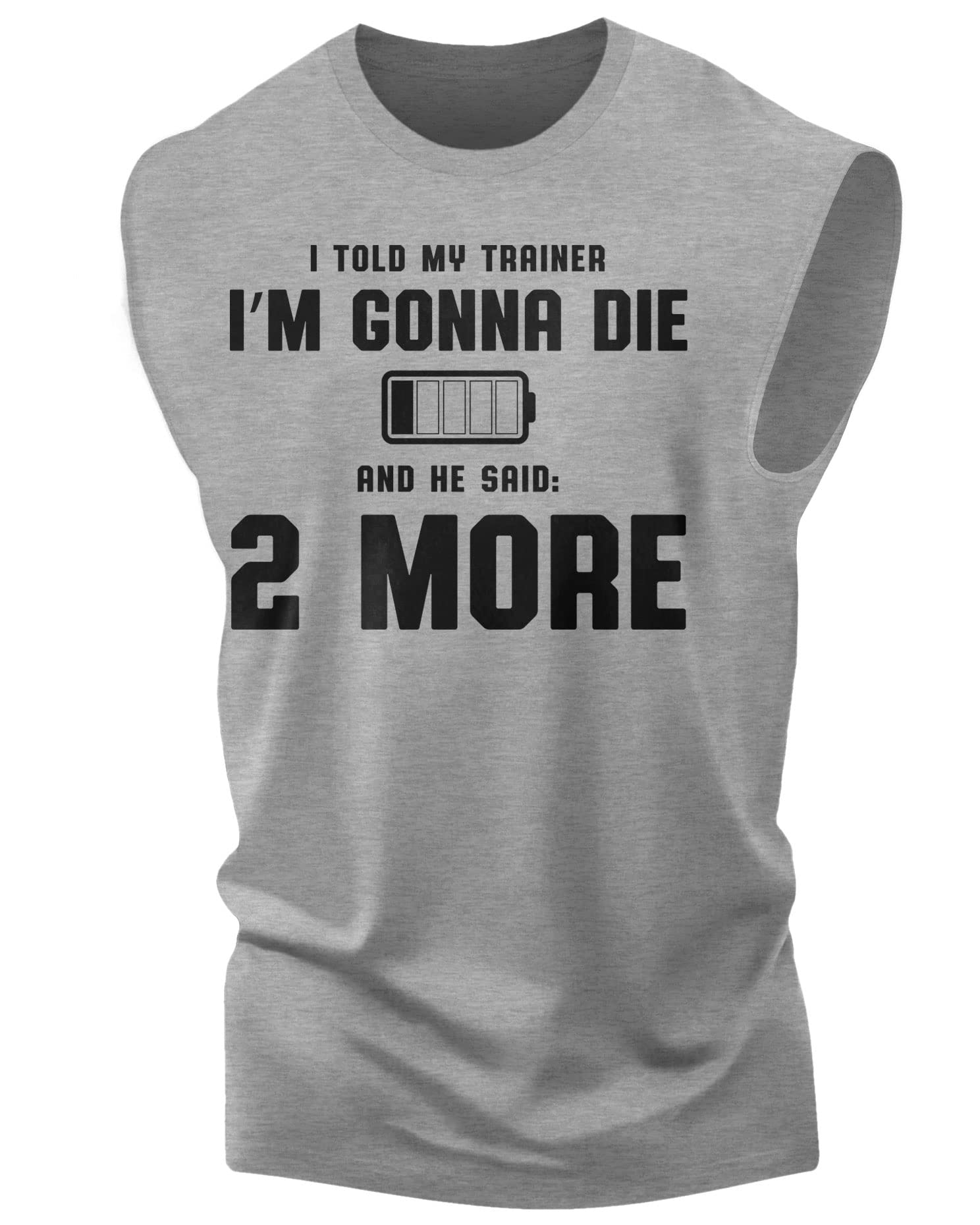 Funny Gym Tank Tops for Men - Sleeveless Workout Shirts with Graphic Designs | Perfect for Weight Lifting, Bodybuilding & Fitness Training