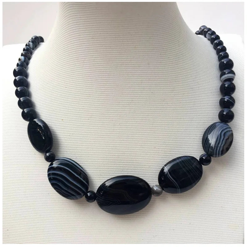 Ebon Soul Necklace - Gothic Black Crystal Pendant for Women | Elegant Gothic Jewelry for Parties, Weddings & Everyday Wear
