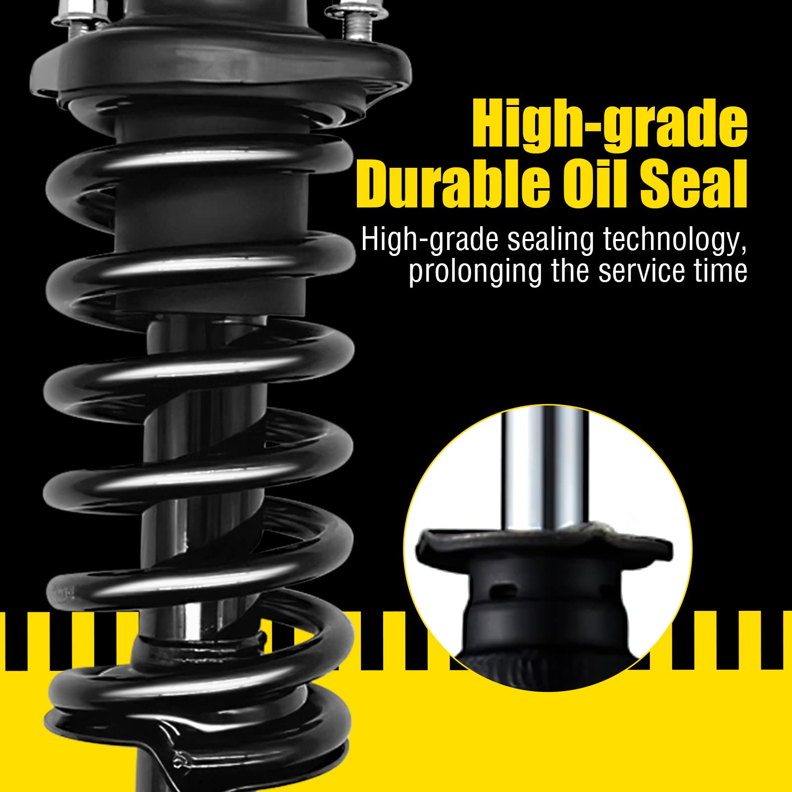 GARVEE 1997-2001 Toyota Camry Front Strut Assembly & Coil Spring Pair - Replacement for OEM 171680 & 171681 - Perfect for Smooth Ride & Improved Handling