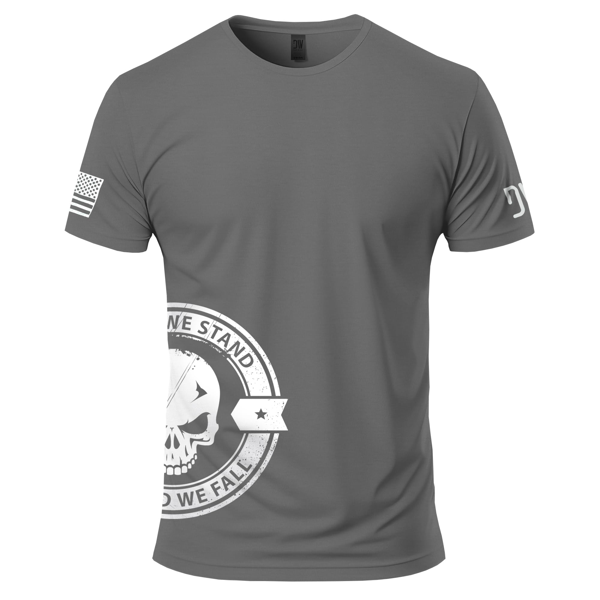 United We Stand Graphic T-Shirts for Men - Patriotic American Flag Print Cotton Tee - Casual Wear & Street Style Outfits