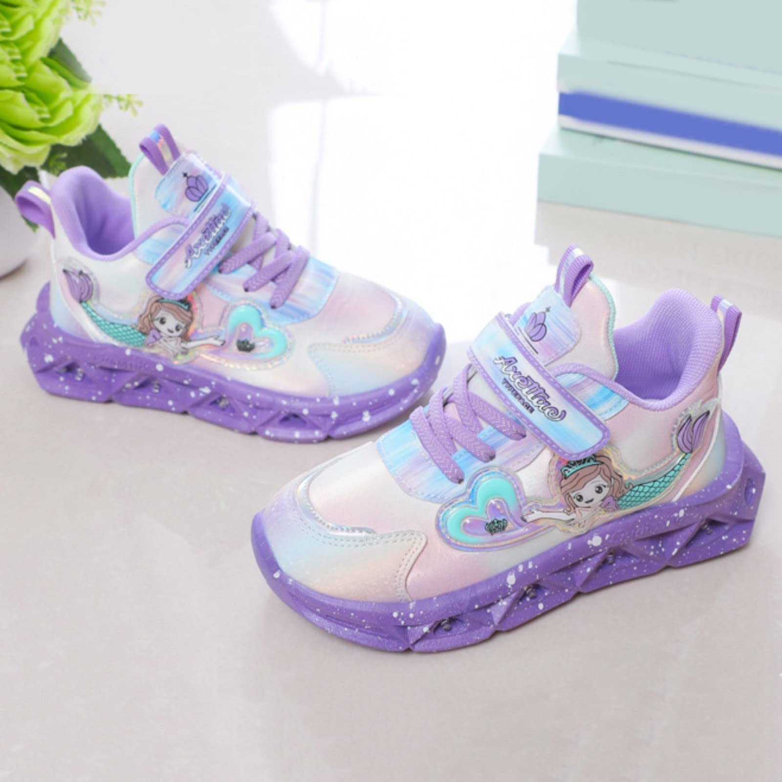 LED Light Up Sneakers for Toddler Boys & Girls - Comfortable, Breathable & Non-Slip Walking & Running Shoes - Perfect for Playtime, Sports & Nighttime Safety